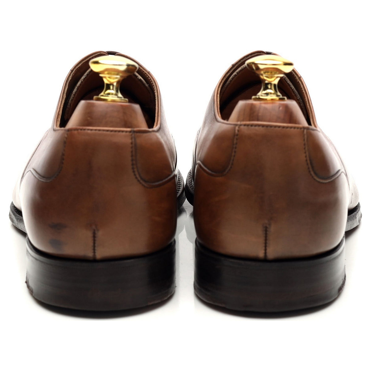 &#39;Warwick&#39; Brown Leather Oxford UK 8 F