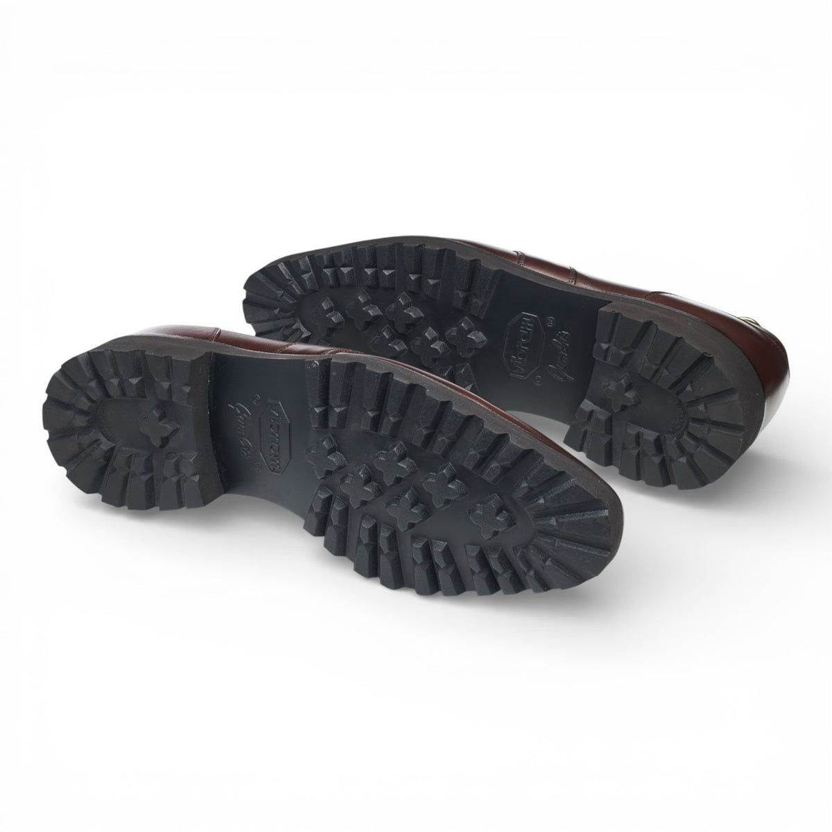 MTO 'James' Dark Brown Leather Loafers UK 8.5 E