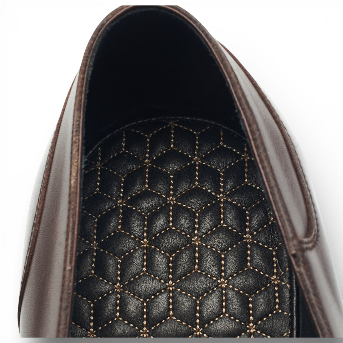 MTO 'James' Dark Brown Leather Loafers UK 8.5 E