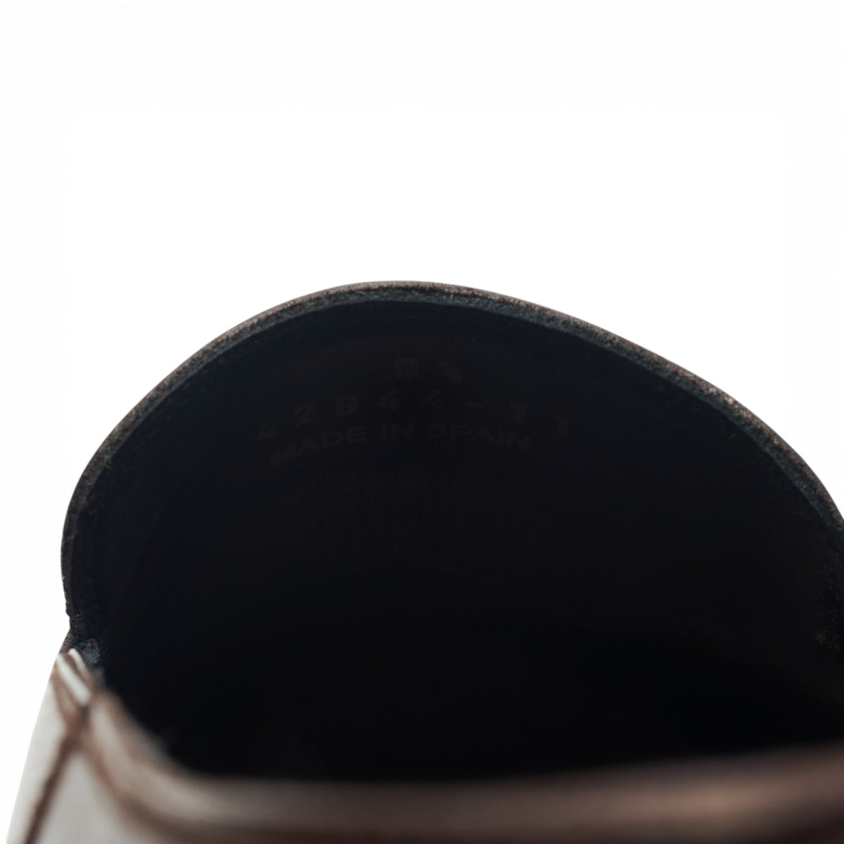 MTO 'James' Dark Brown Leather Loafers UK 8.5 E