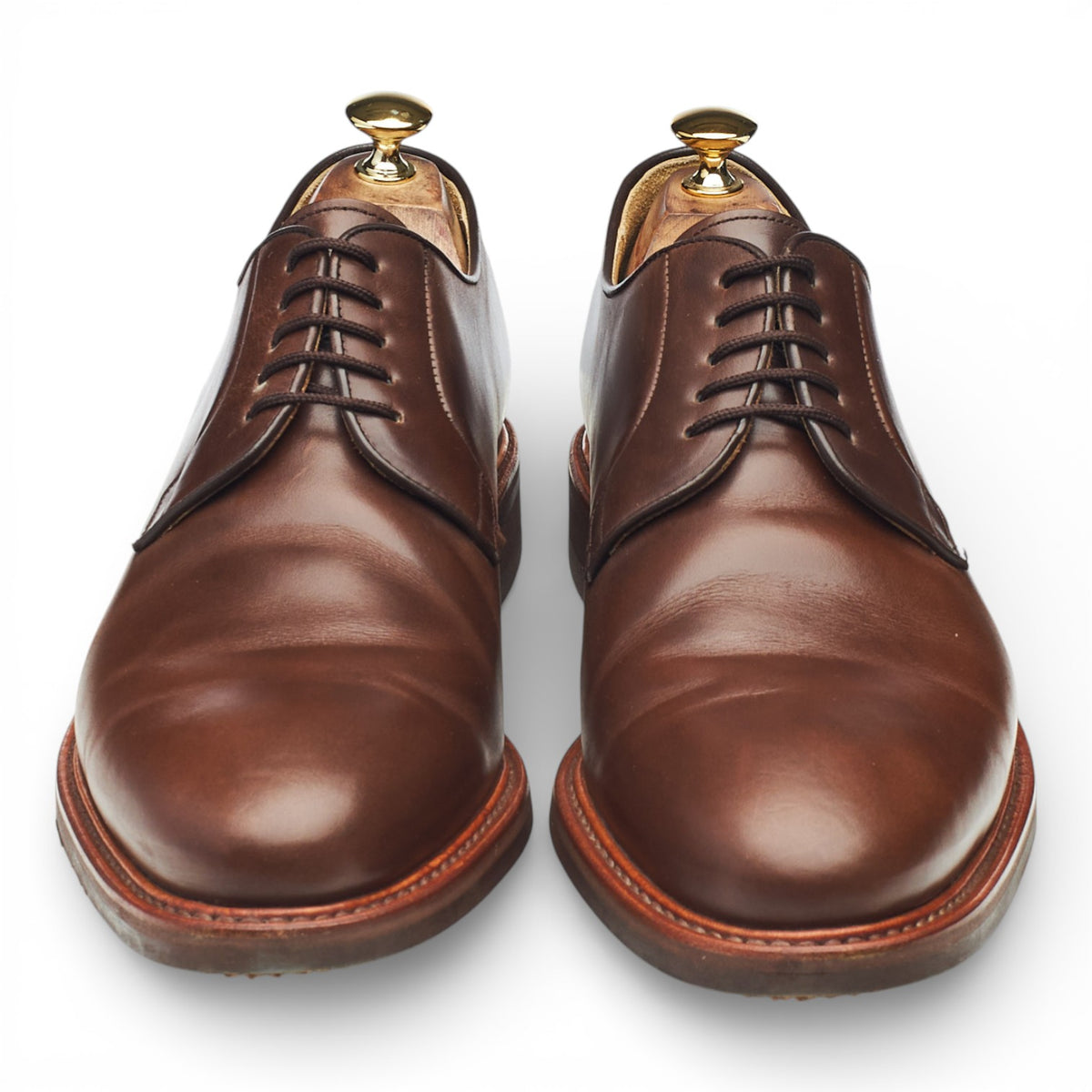 '5768' Brown Leather Derby UK 11