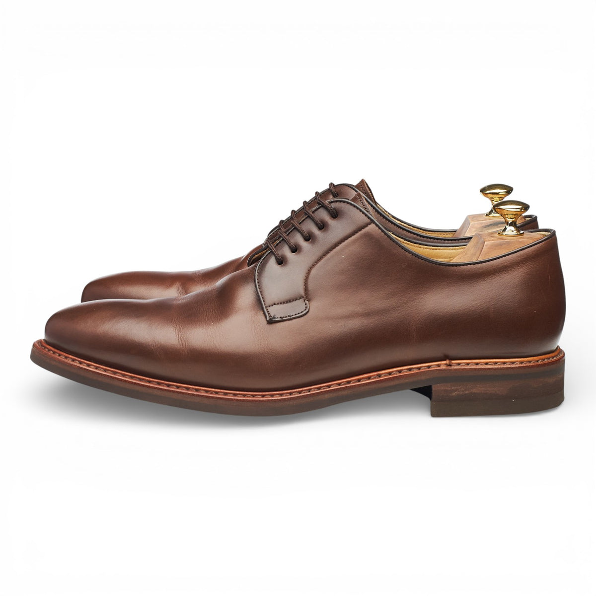'5768' Brown Leather Derby UK 11