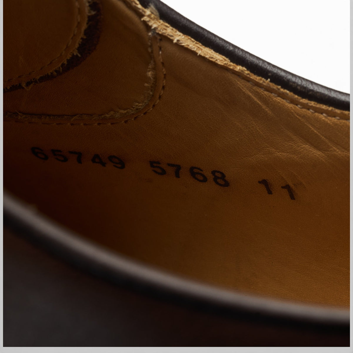 '5768' Brown Leather Derby UK 11