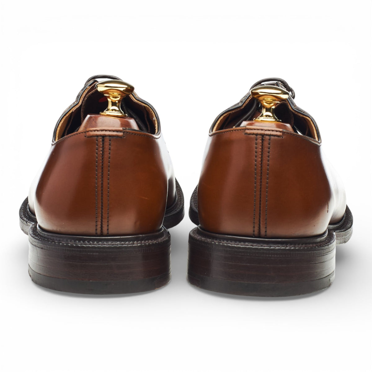 'Shannon' Tan Brown Leather Derby UK 9.5 G