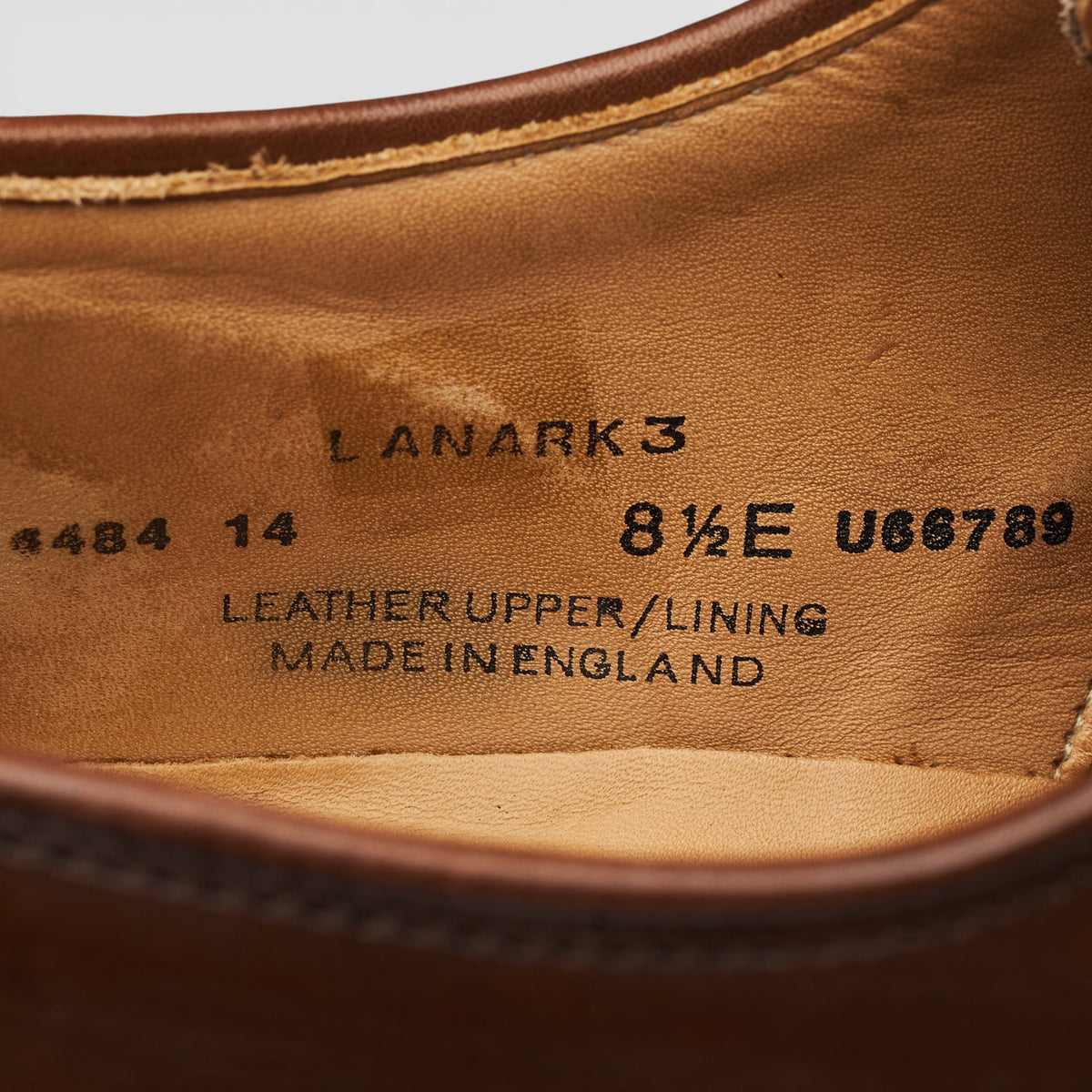 'Lanark 3' Dark Brown Leather Derby UK 8.5 E