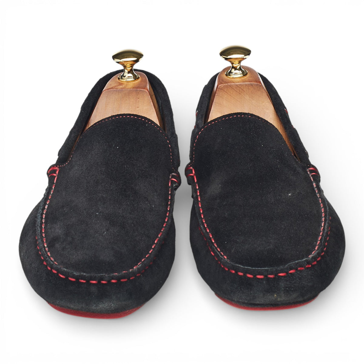 'Maranello II' Black Suede Driving Loafers UK 10 EU 44