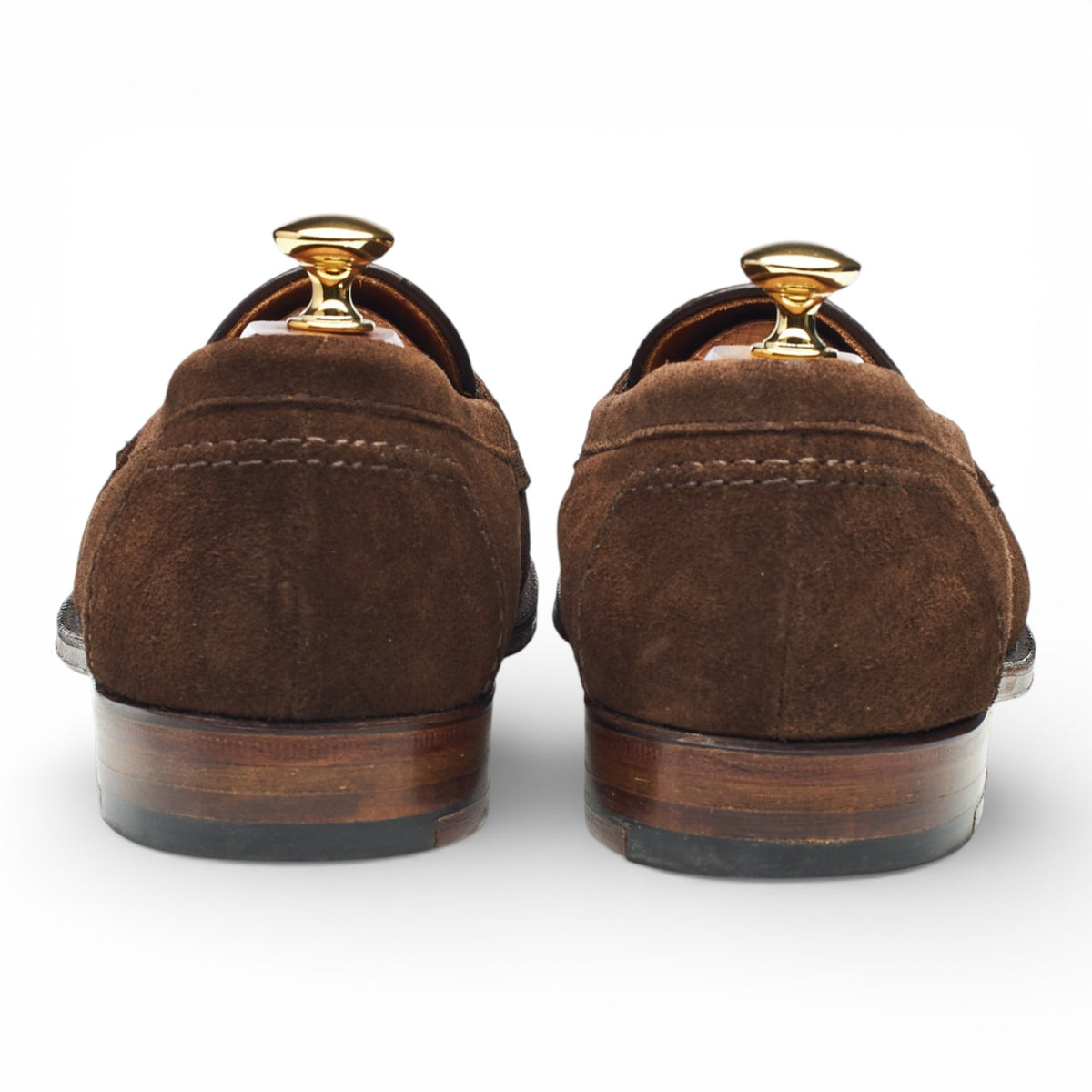 '9697F' Dark Brown Suede Loafers UK 9.5 US 10.5 E