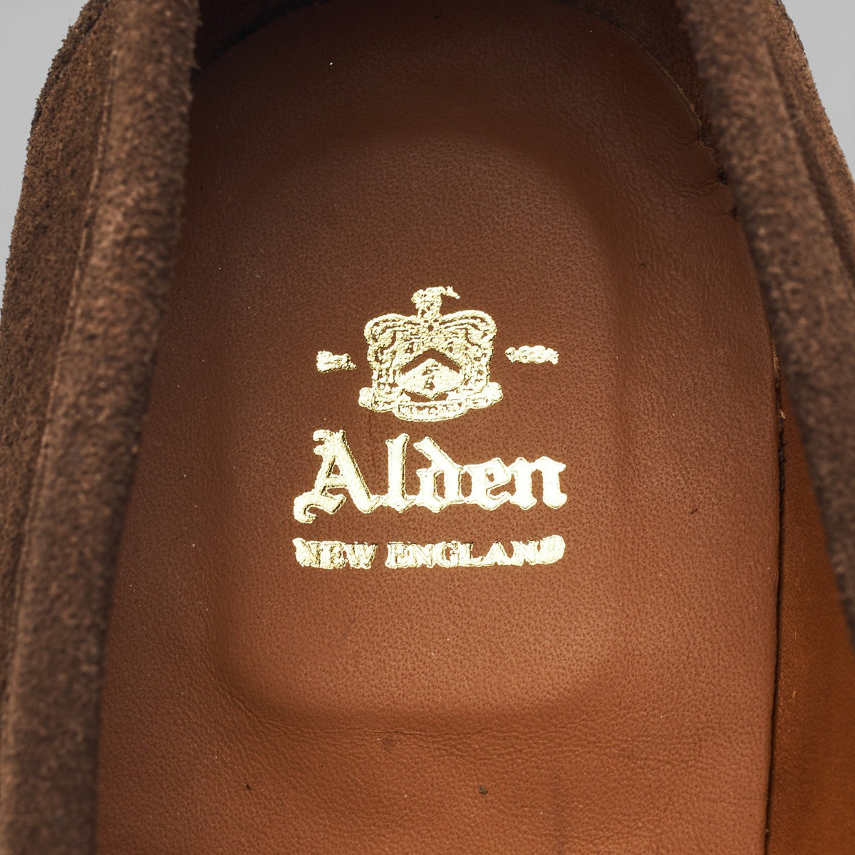 '9697F' Dark Brown Suede Loafers UK 9.5 US 10.5 E