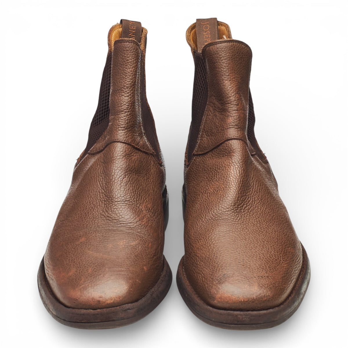 'Hampton' Brown Leather Veldstchoen Boots UK 10 G