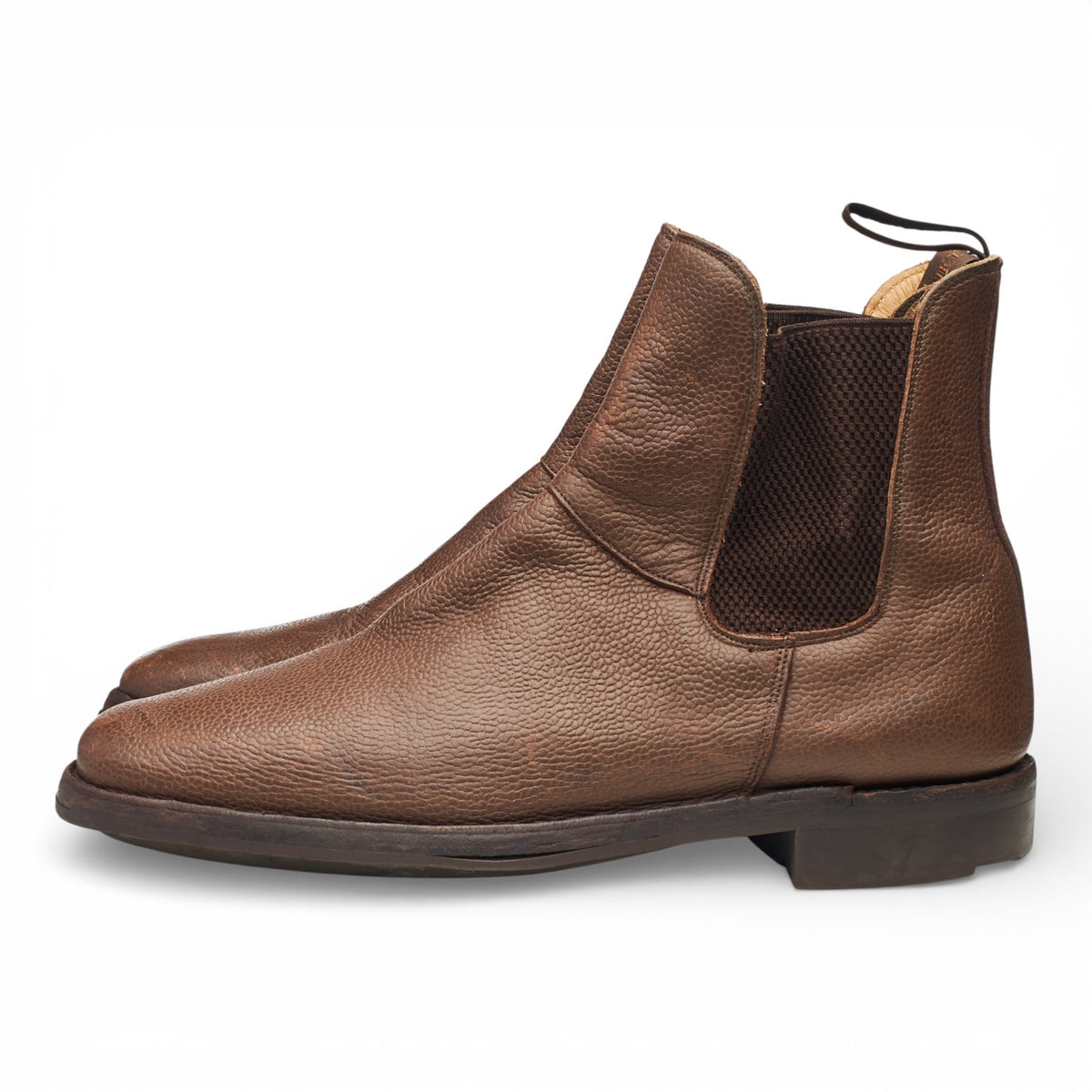 'Hampton' Brown Leather Veldstchoen Boots UK 10 G