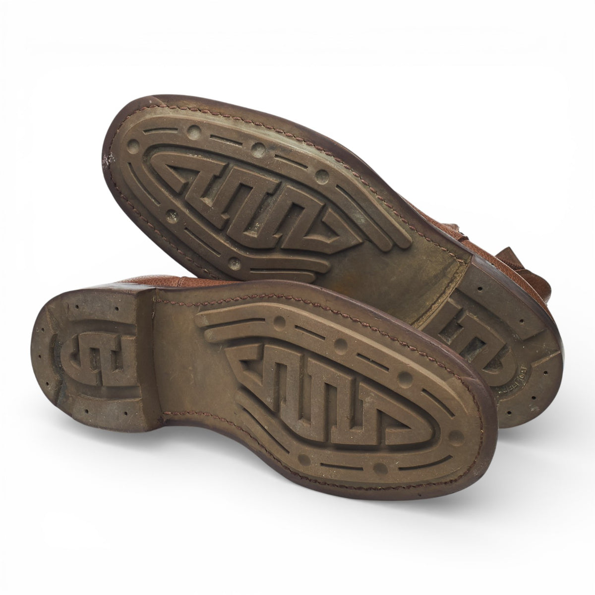 'Hampton' Brown Leather Veldstchoen Boots UK 10 G