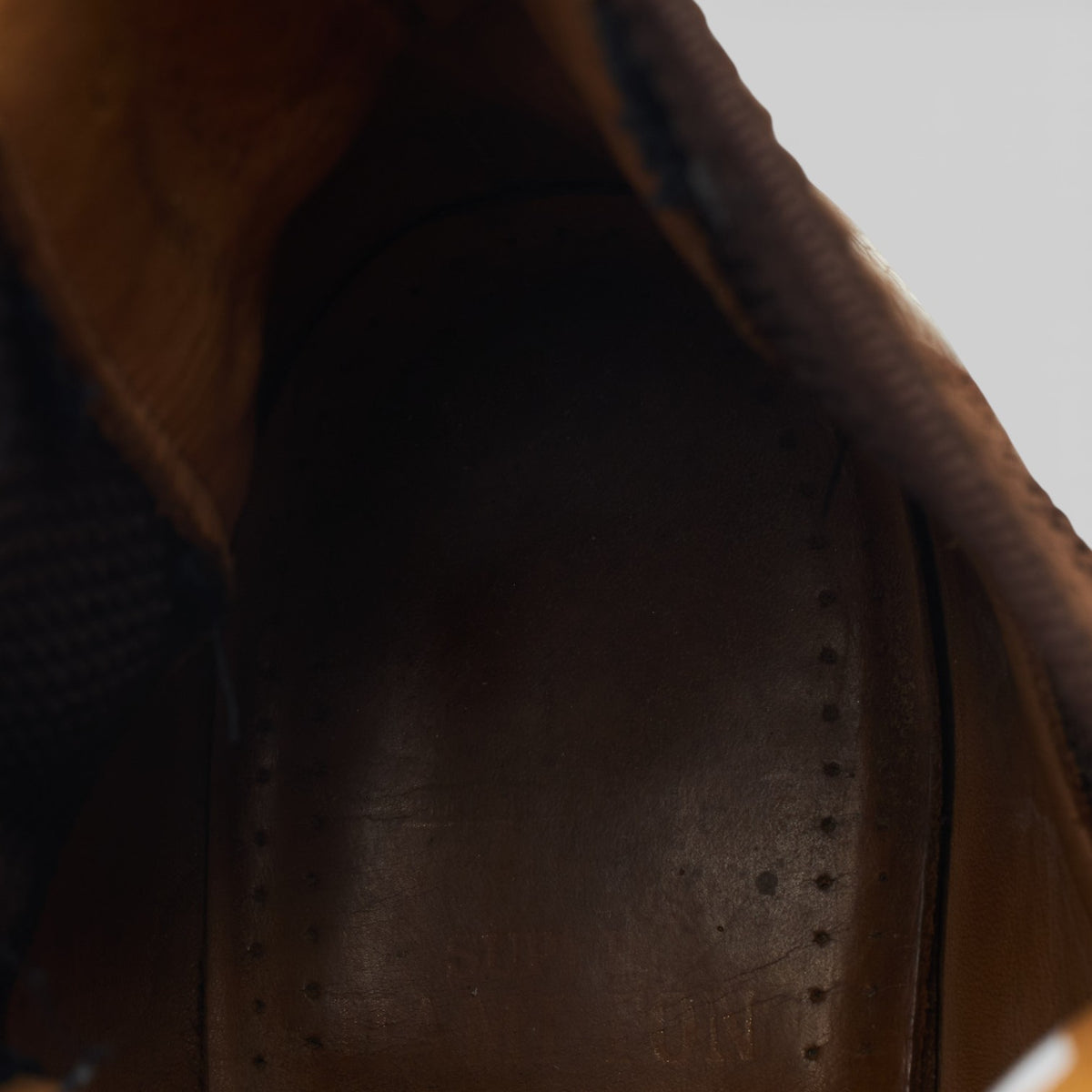 'Hampton' Brown Leather Veldstchoen Boots UK 10 G