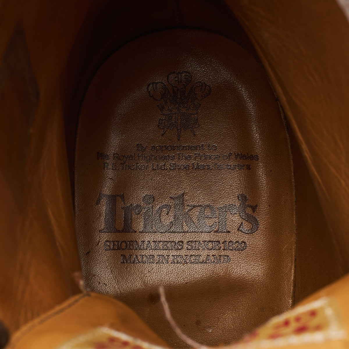 'Burford' Tan Brown Leather Boots UK 7.5