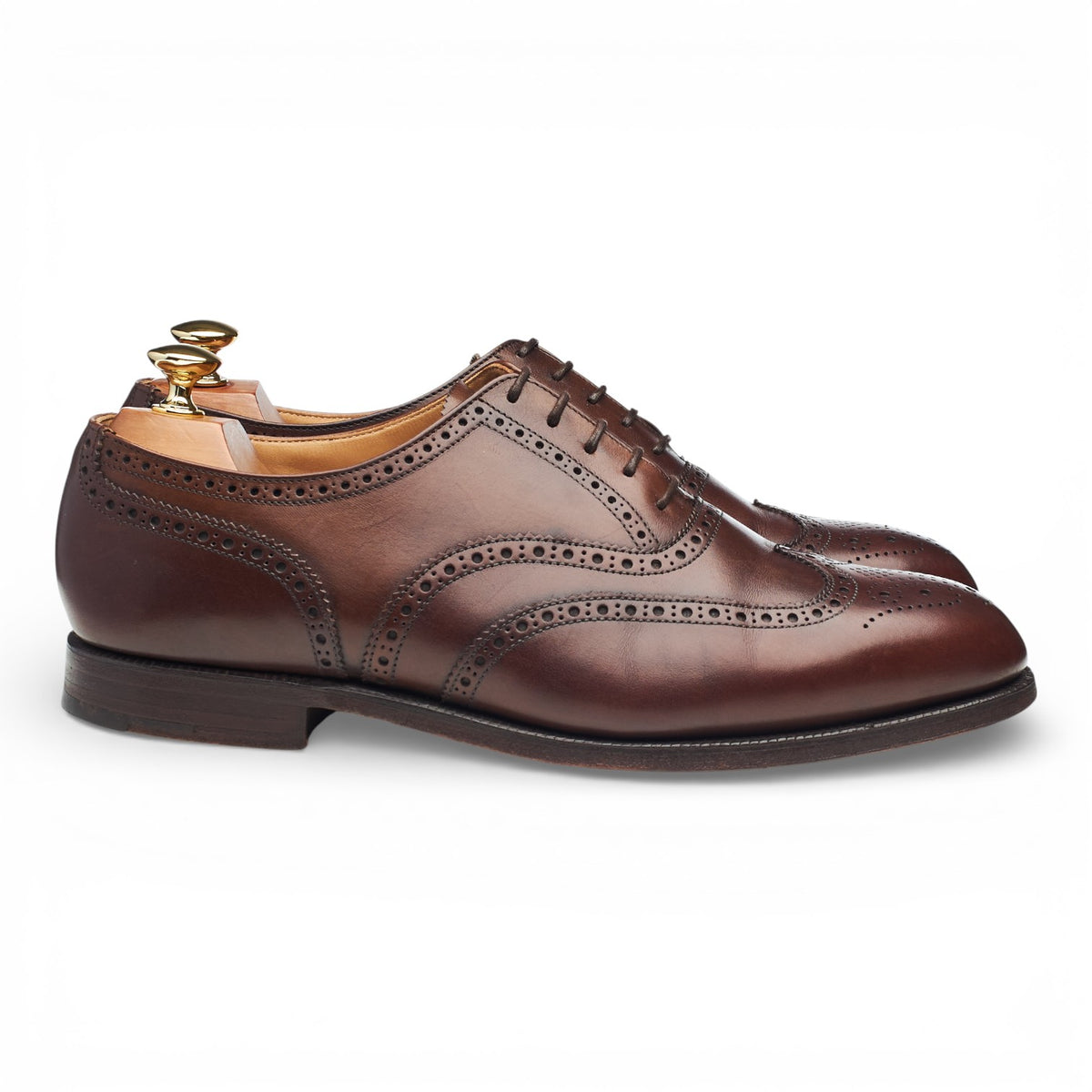 'Canterbury' Dark Brown Leather Oxford Brogues UK 9.5 G