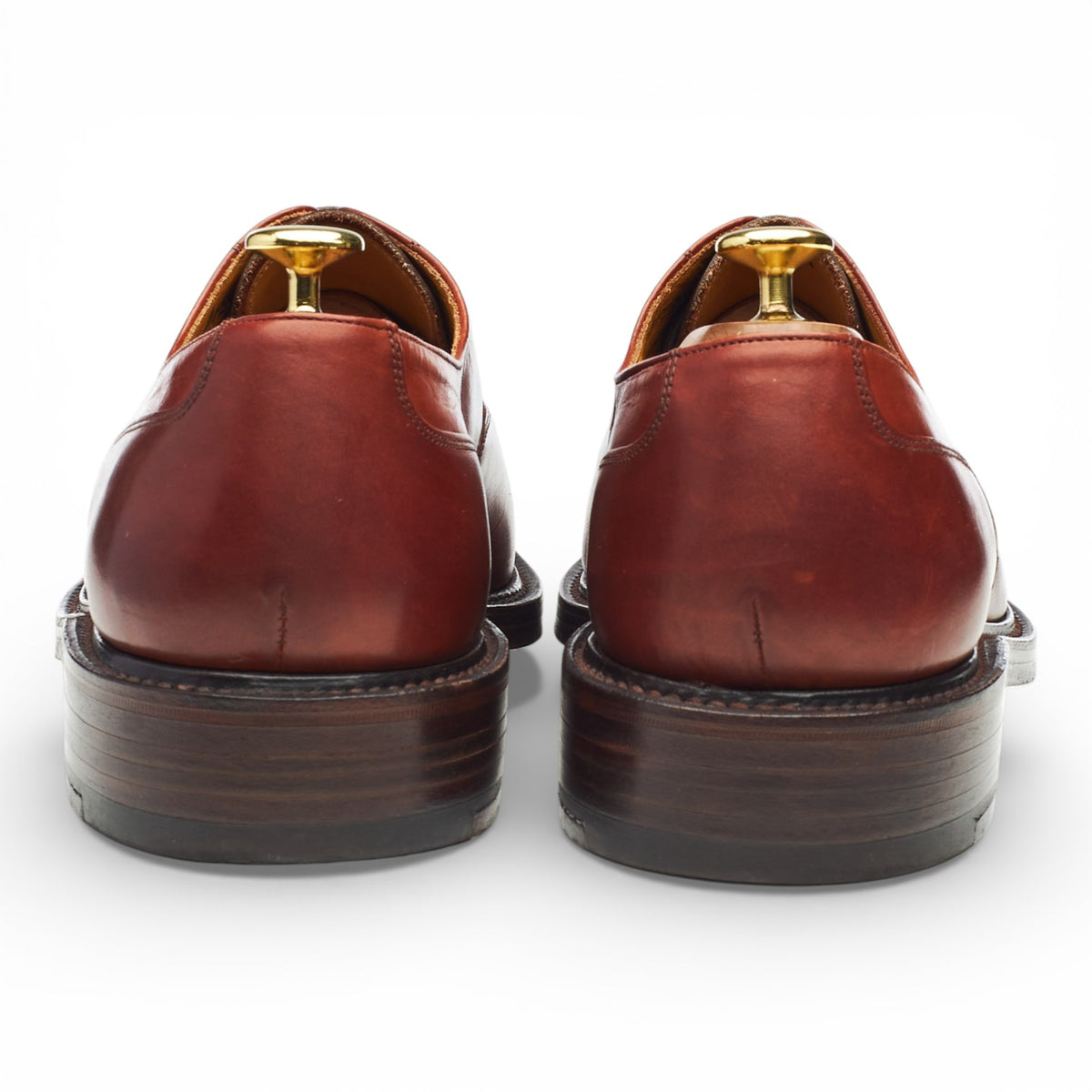 Tan Brown Leather Oxford UK 8.5 F