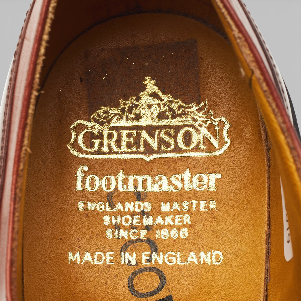 Tan Brown Leather Oxford UK 8.5 F