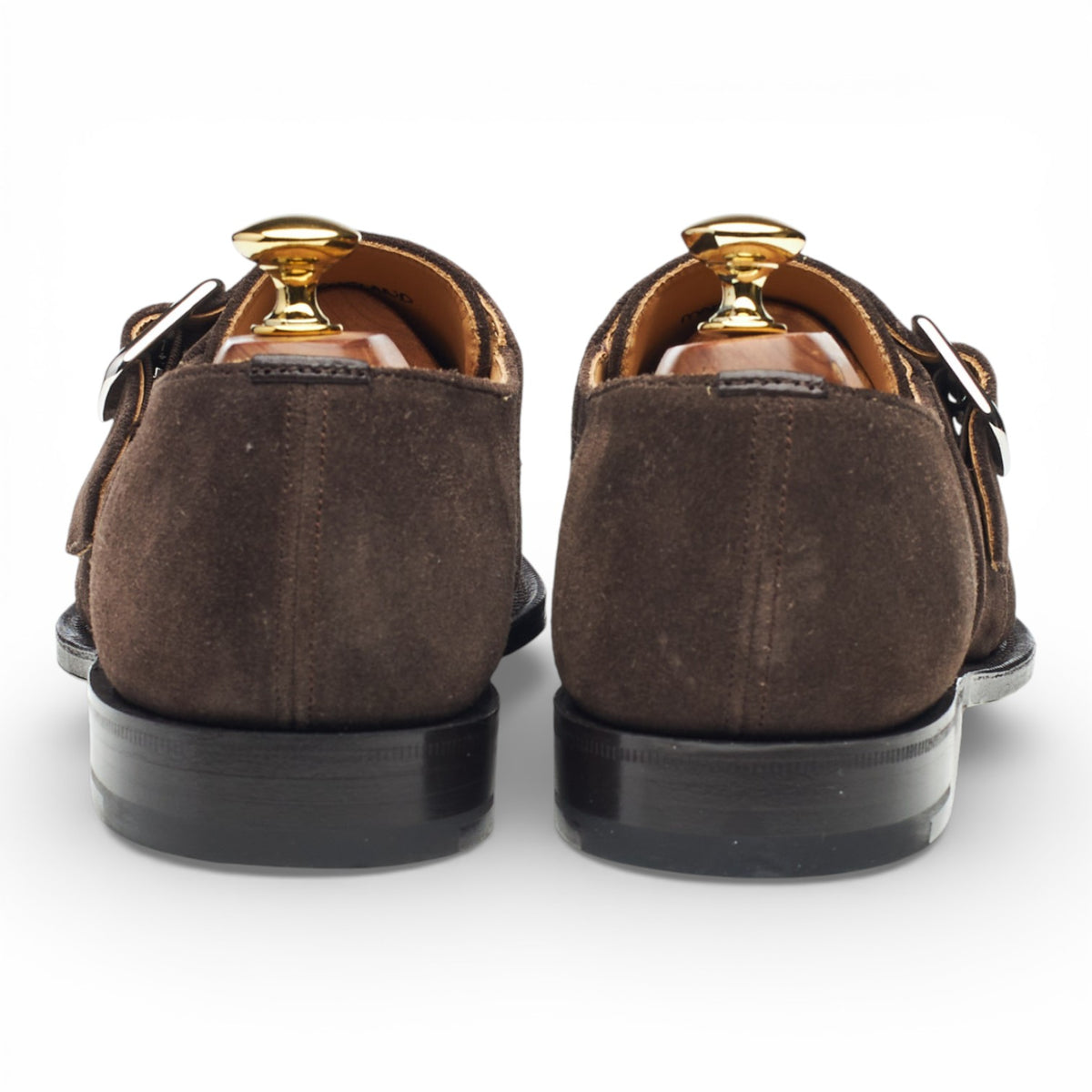 MTO 'Westbury' Brown Suede Monk Strap UK 6 G
