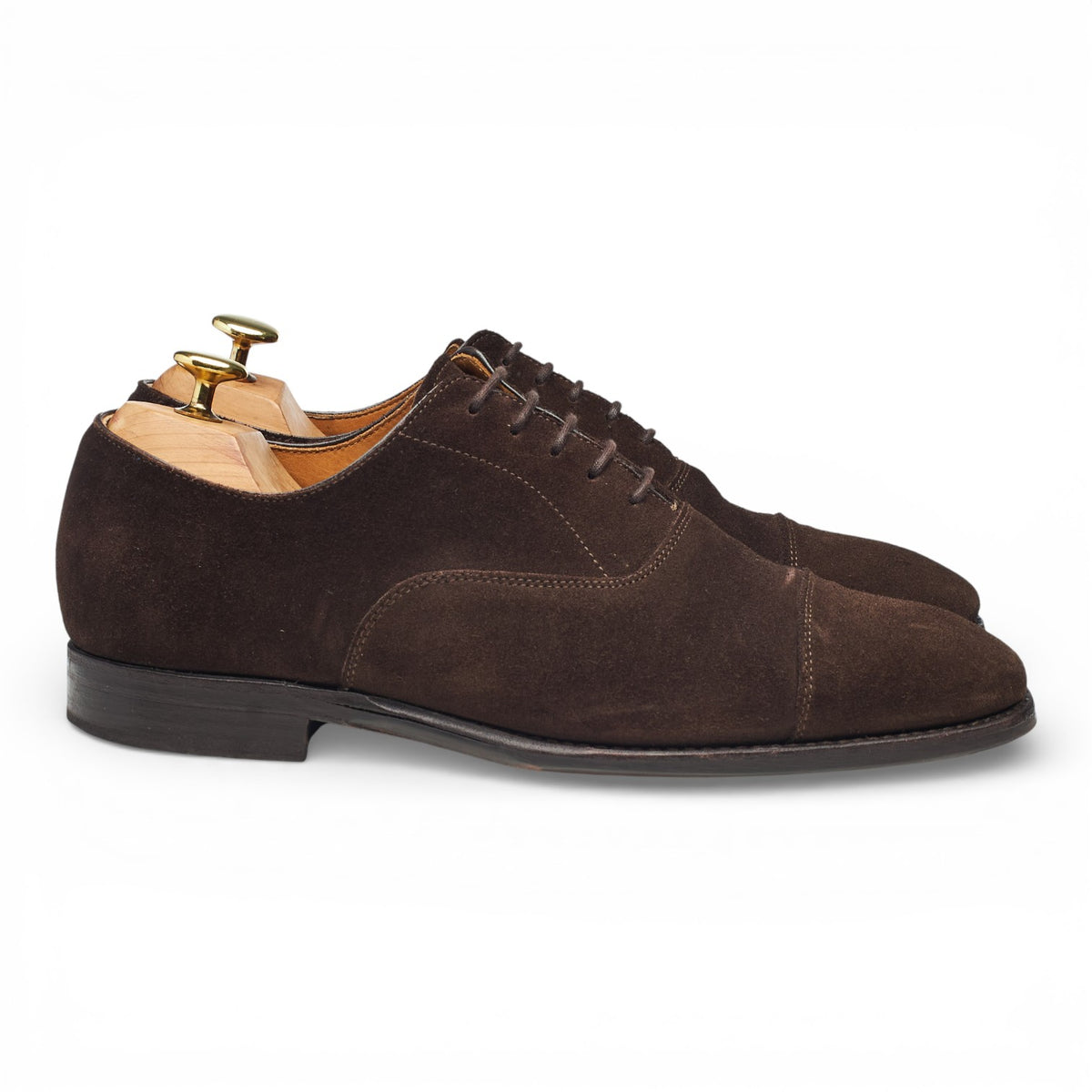 'Appelviken' Dark Brown Suede Oxford UK 8.5
