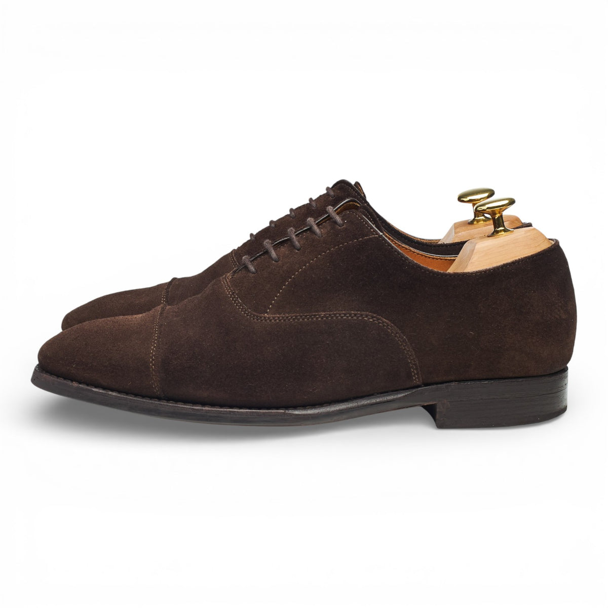 'Appelviken' Dark Brown Suede Oxford UK 8.5