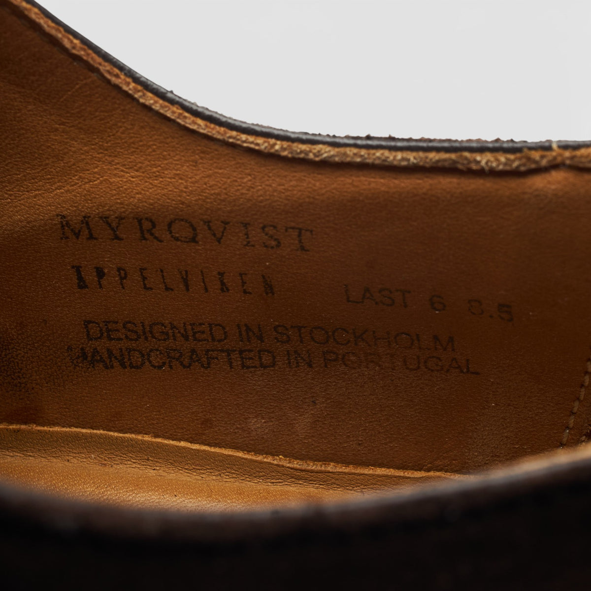 'Appelviken' Dark Brown Suede Oxford UK 8.5