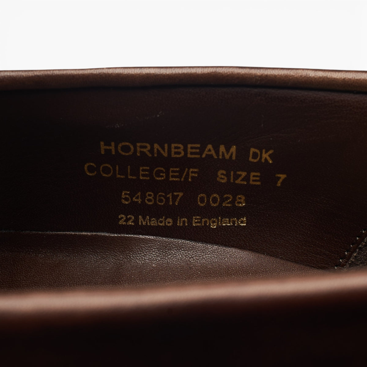 1880 'Hornbeam' Dark Brown Leather Loafers UK 7 F