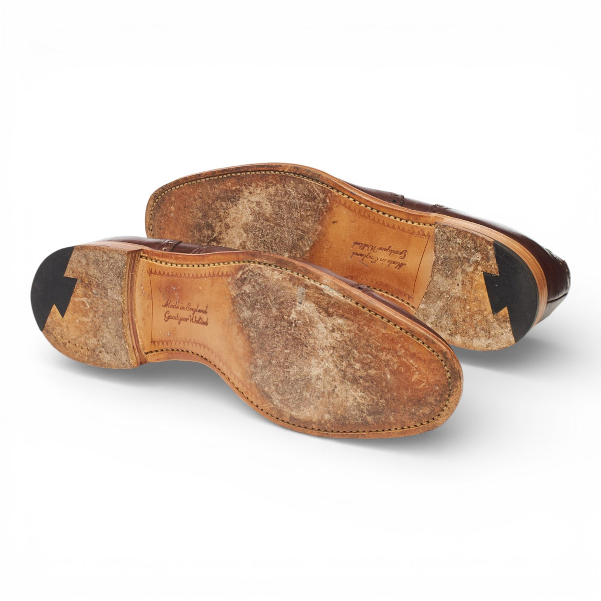 'Sidney' Brown Leather Oxford Brogues UK 7 G