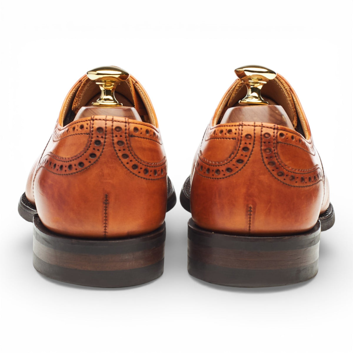 'Wilfred' Tan Brown Leather Oxford Brogue UK 6 F