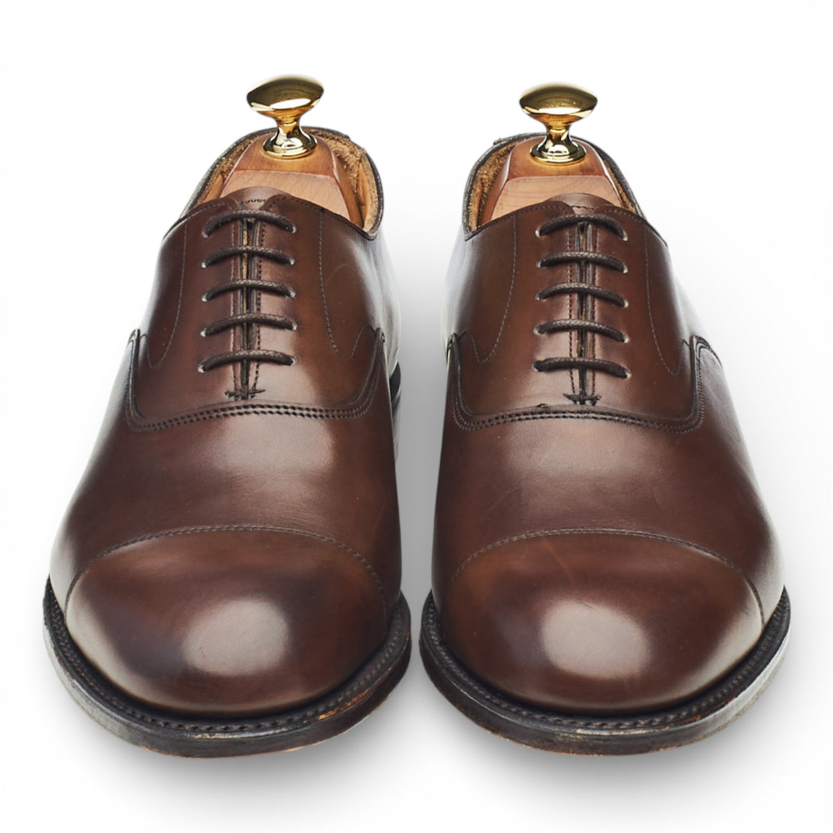 'Alfred' Dark Brown Leather Oxford UK 6.5 F