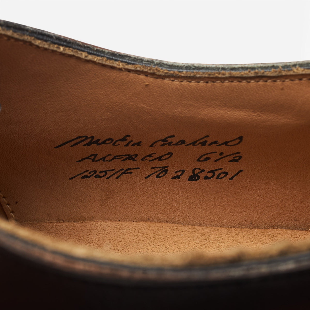 'Alfred' Dark Brown Leather Oxford UK 6.5 F