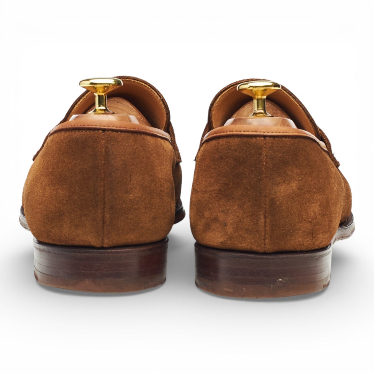 'Sydney' Snuff Brown Suede Loafers UK 8 E