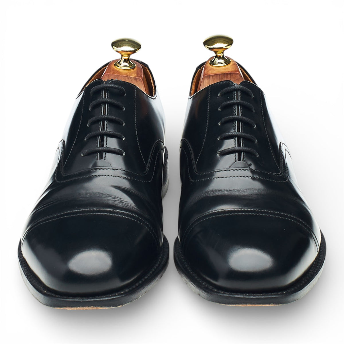'Hull II' Black Leather Oxford UK 7 G