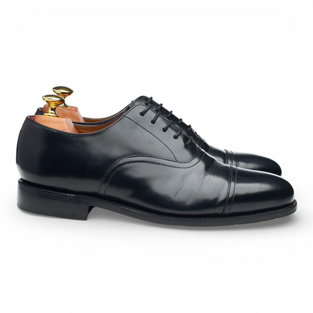 'Hull II' Black Leather Oxford UK 7 G