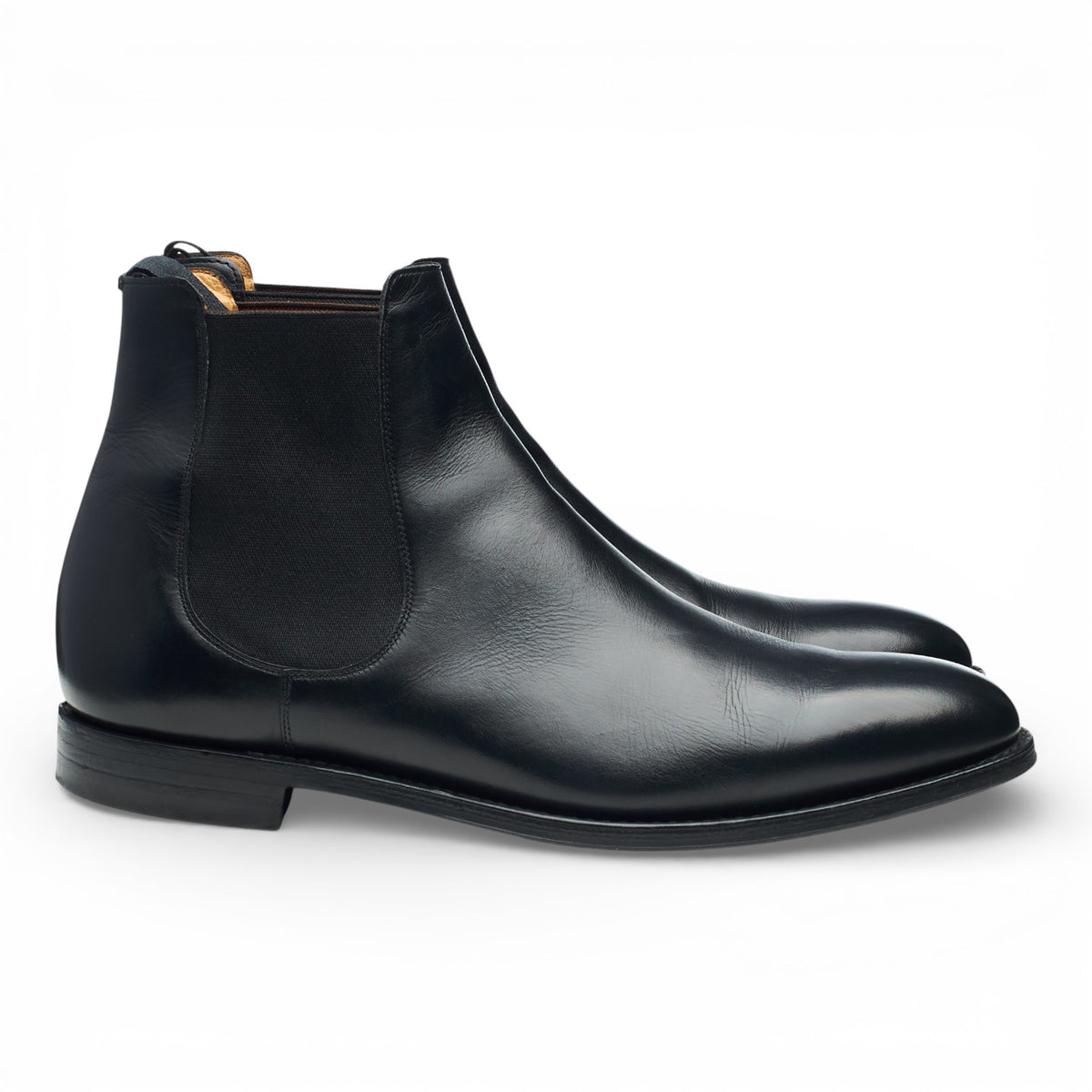 'Amberley' Black Leather Chelsea Boots UK 9.5 F