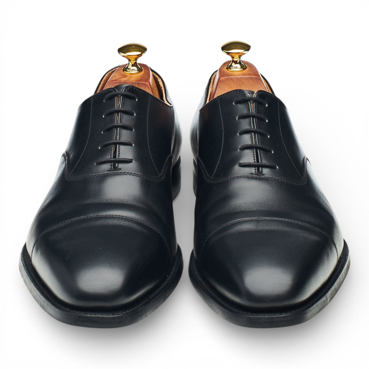 'Hallam' Black Leather Oxford UK 10.5 E