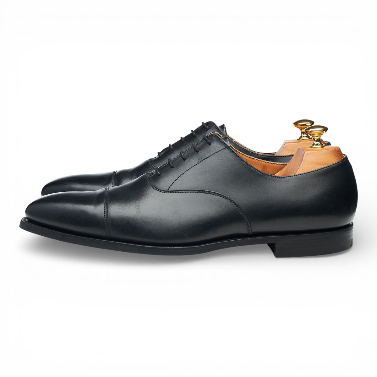 'Hallam' Black Leather Oxford UK 10.5 E