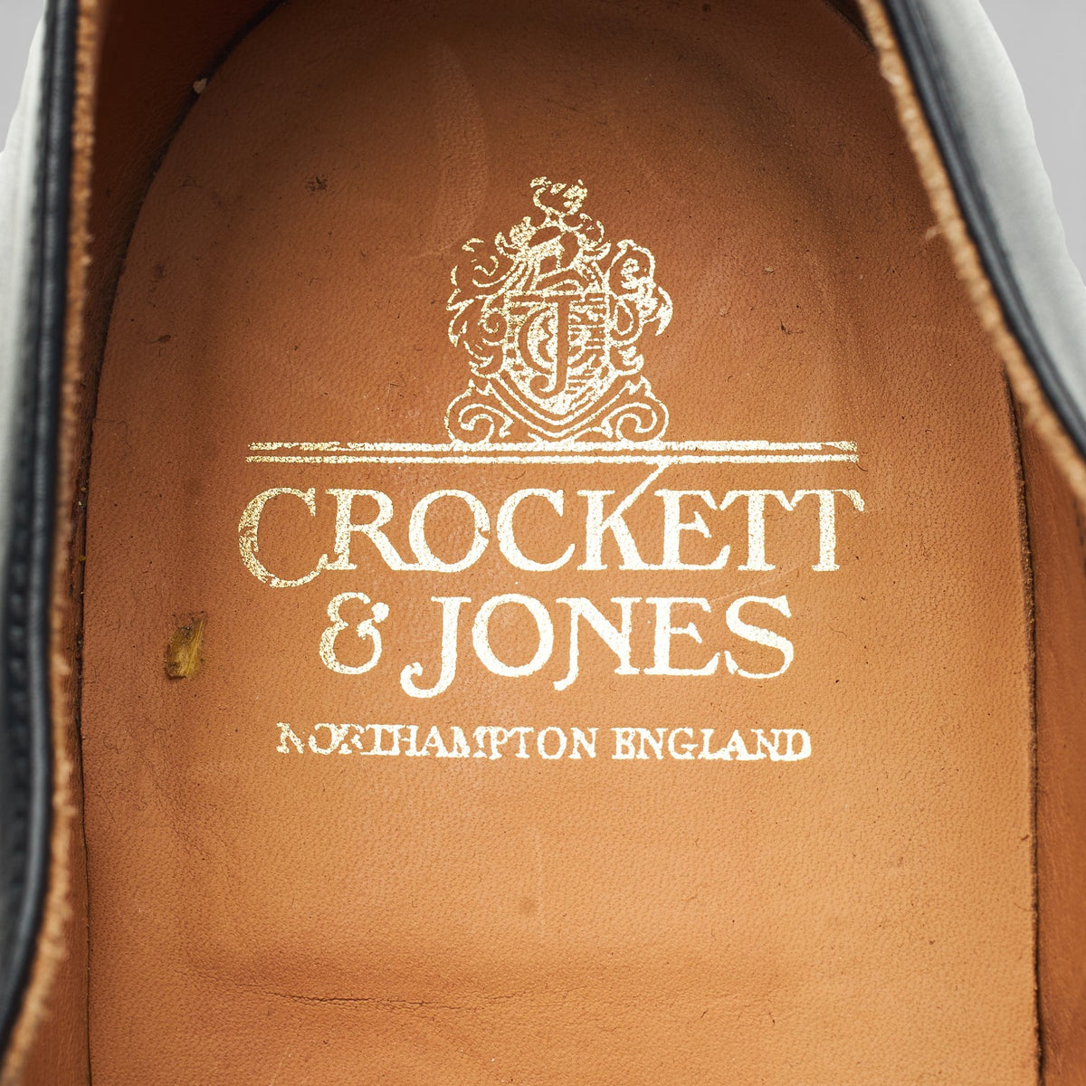 'Hallam' Black Leather Oxford UK 10.5 E