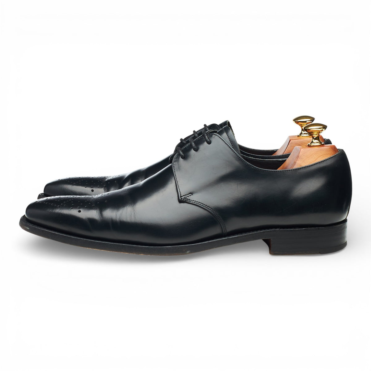 'Darlington' Black Leather Derby UK 9 F