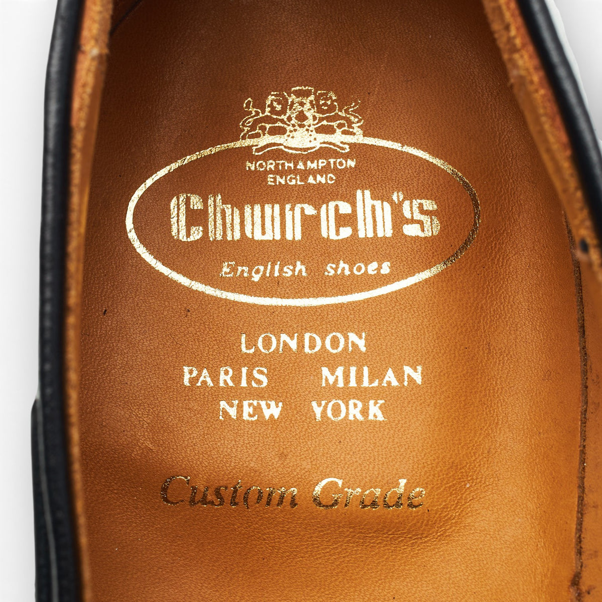 'Keats' Black Leather Tassel Loafers UK 10 F