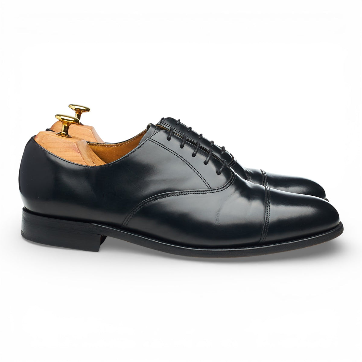 'Arnold' Black Leather Oxford UK 8.5 G