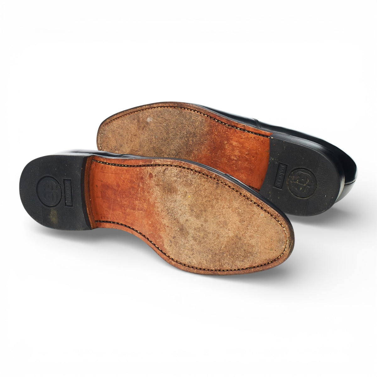 'Arnold' Black Leather Oxford UK 8.5 G