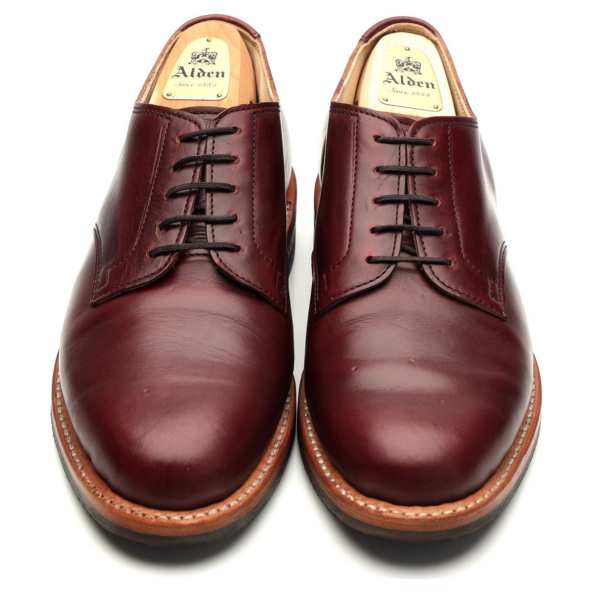 &#39;Otto&#39; Burgundy Leather Derby UK 9.5 US 10 EE