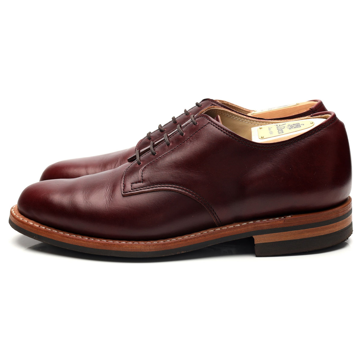 &#39;Otto&#39; Burgundy Leather Derby UK 9.5 US 10 EE