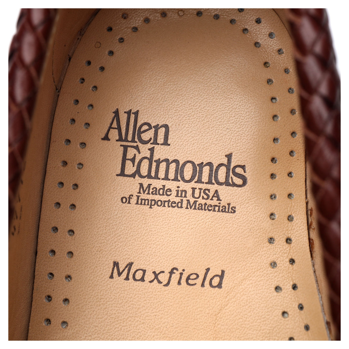 &#39;Maxfield&#39; Tan Brown Leather Tassel Loafers UK 8 US 9 D