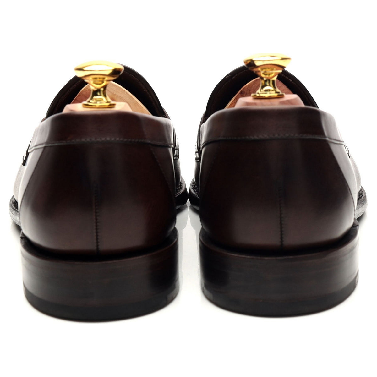 1880 &#39;Hornbeam&#39; Dark Brown Leather Loafer UK 7 F