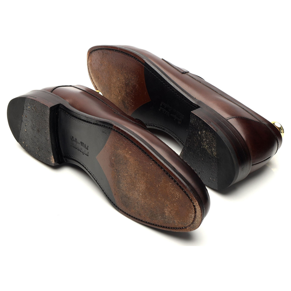 1880 &#39;Hornbeam&#39; Dark Brown Leather Loafer UK 7 F