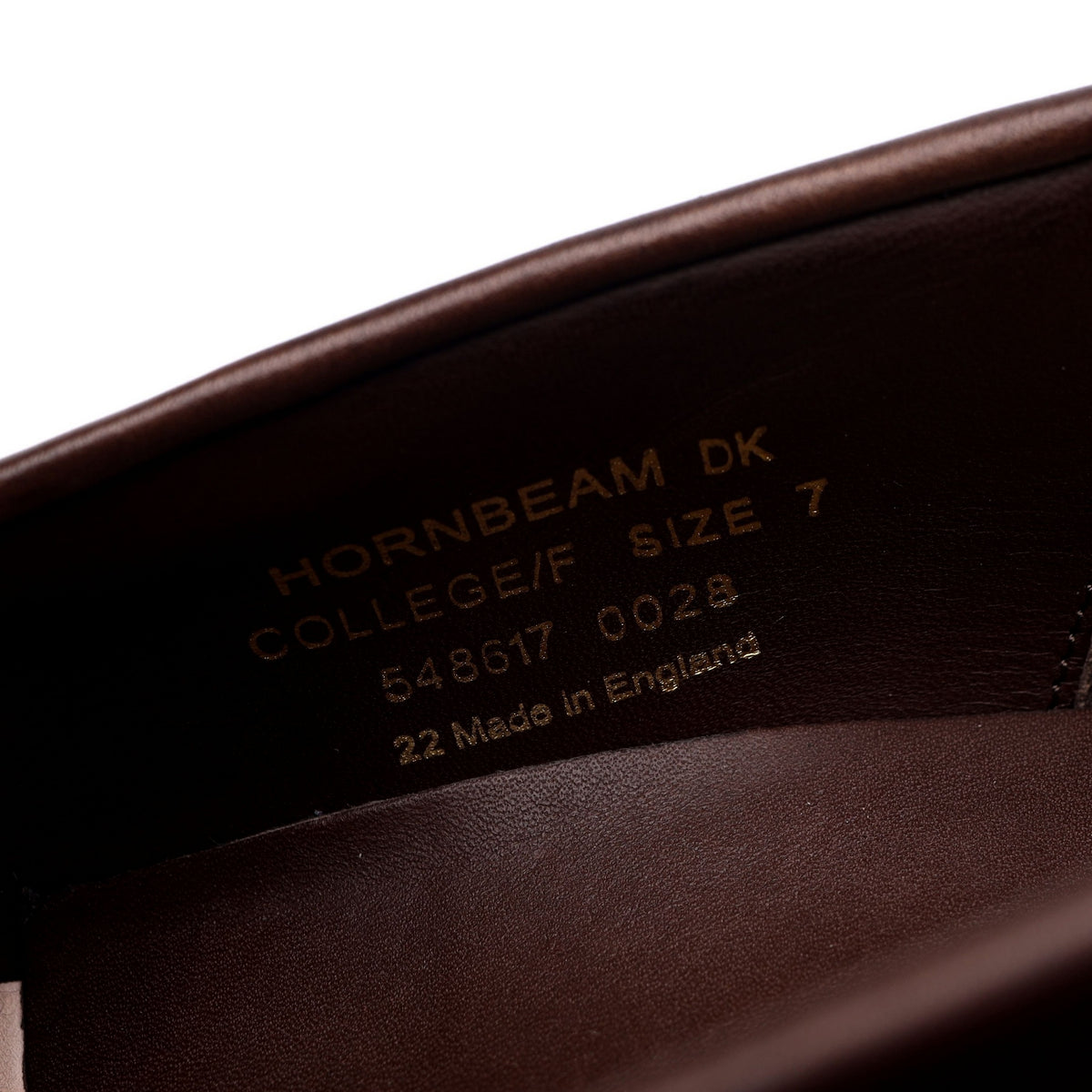 1880 &#39;Hornbeam&#39; Dark Brown Leather Loafer UK 7 F