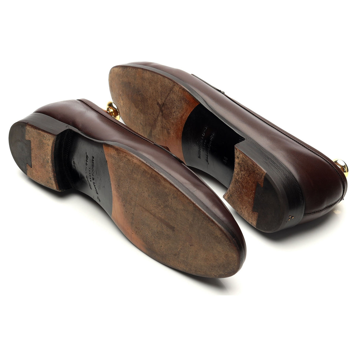 &#39;Sagan Grand&#39; Dark Brown Leather Loafers UK 10 / UK 10.5