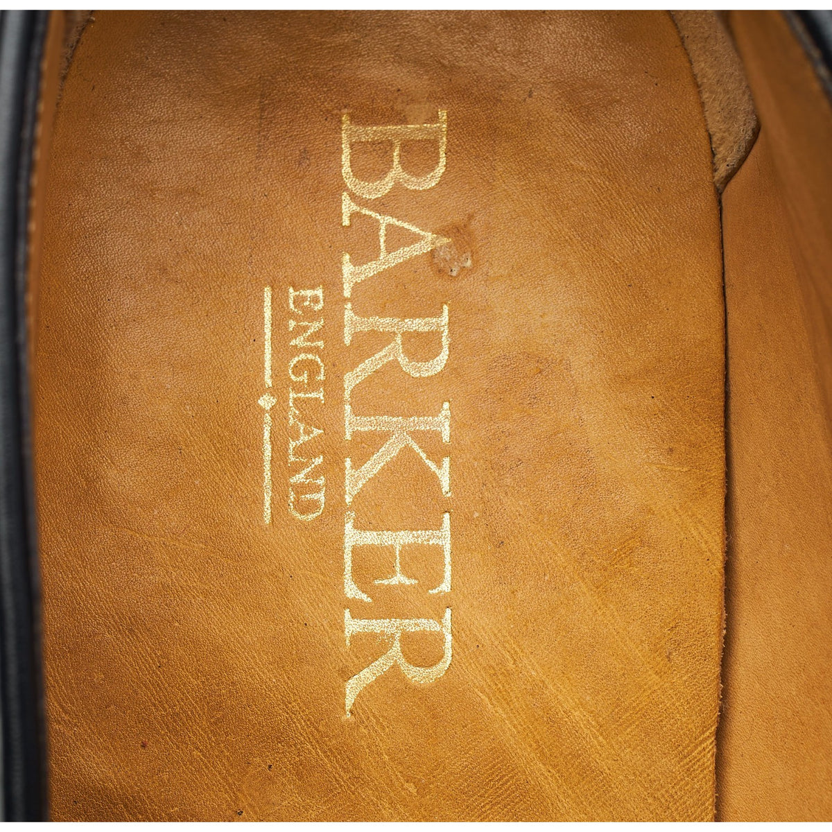 'Clive' Black Leather Tassel Loafers UK 12 F