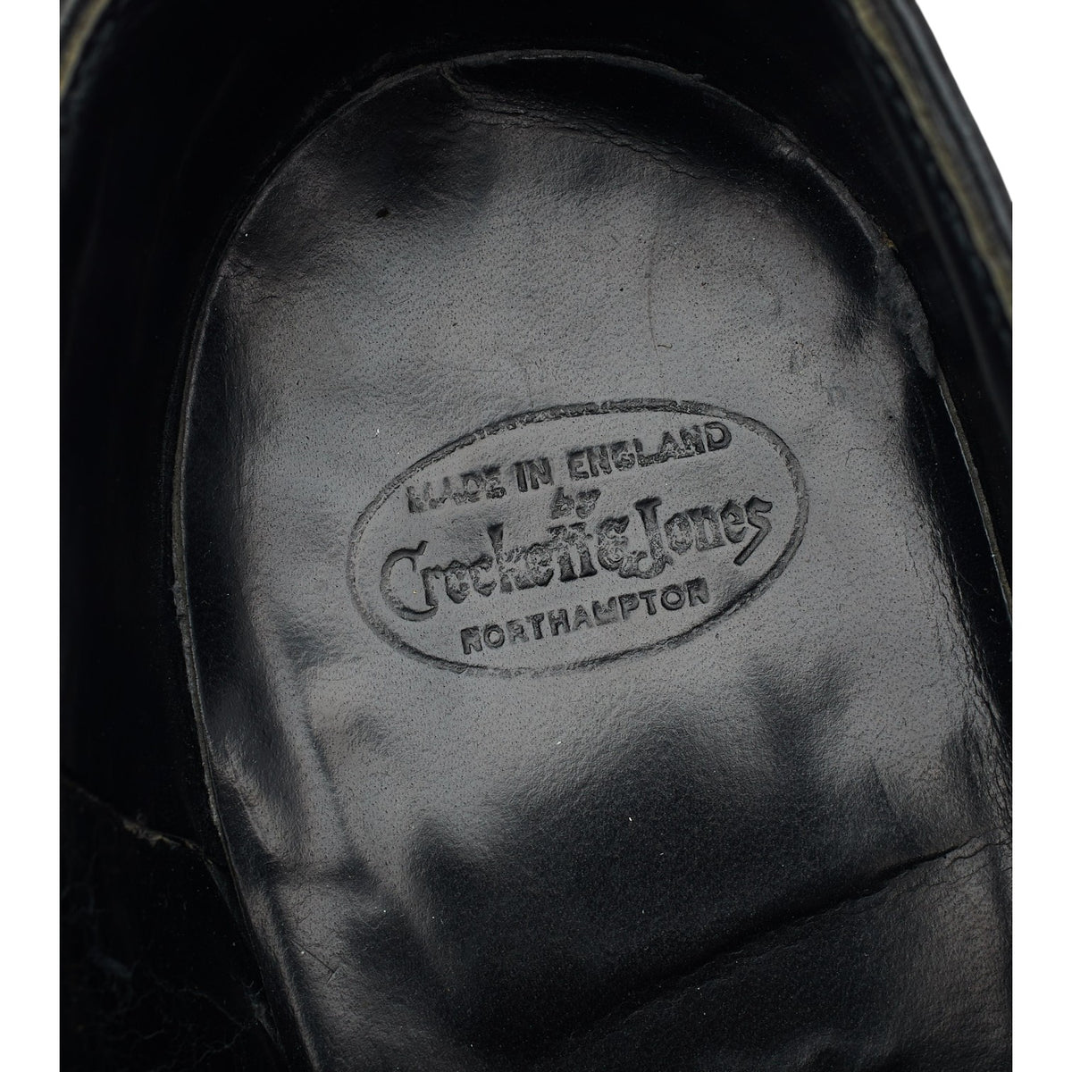 'Prestwood' Black Leather Derby UK 10 E