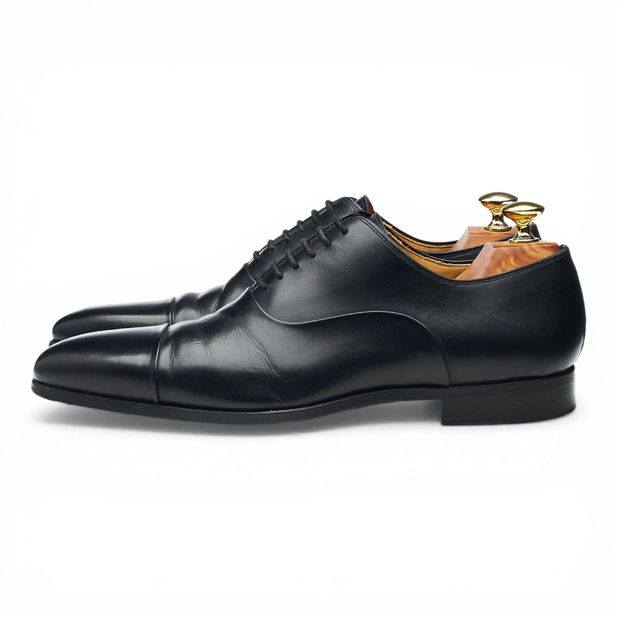 '23807' Black Leather Oxford UK 6 EU 40